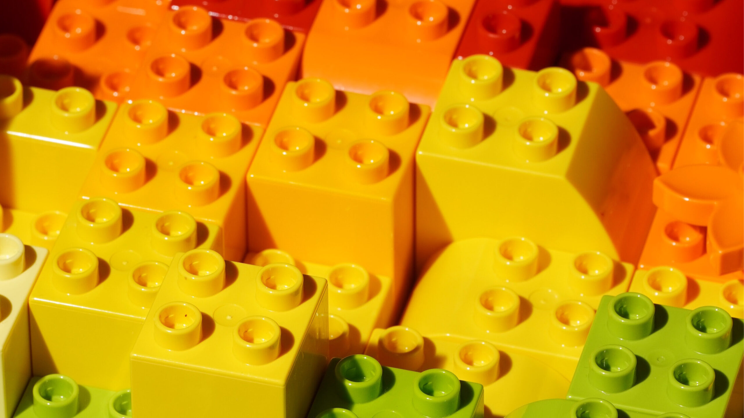 Colorful legos