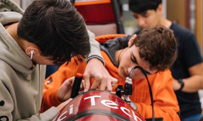 Youth-Development high school student stem education