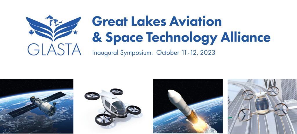 GLASTA Banner Great Lakes Aviation & Space Technology Alliance event banner